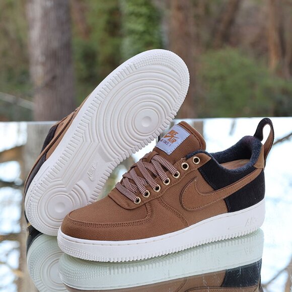 Nike Air Force 1 Low Carhartt WIP Ale Brown Men’s Size 9 AV4113-200 - Picture 6 of 16